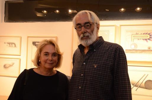 Bia Costa e Silva e Roberto Magalhães