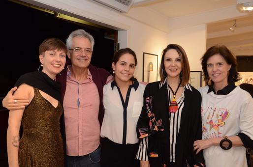 Giselle Wittmann, Lauro Cavalcanti, Luisa Paulino, Toia Lemann e Cristina Paulino