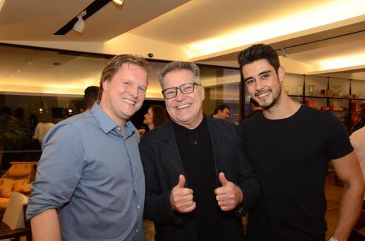 Eddy De Raat, João Caetano e Henrique Jacinto