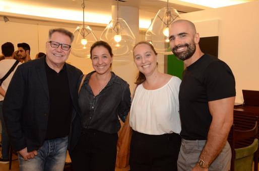 João Caetano, Patricia Carvalho, Adriana Valle e Fernando Peregrino