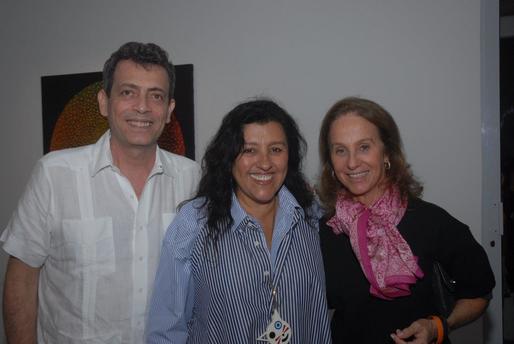 Carlito Carvalhosa, Regina Casé e Maria Pia