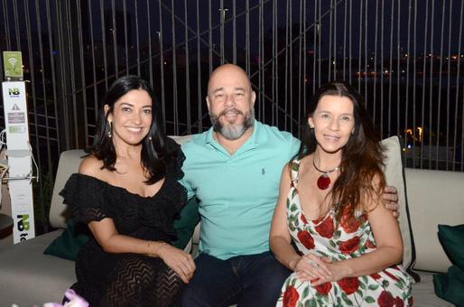 Cristina Côrtes, Sandro Ward e Virna Carvalho