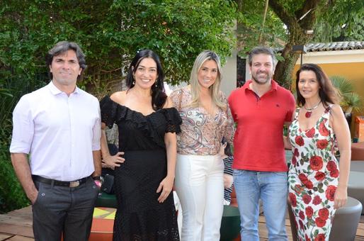 Francisco Souza, Cristina Côrtes, Vanessa Rezende, Bruno Fernandes e Virna Carvalho