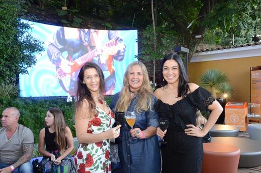 Virna Carvalho, Cris Ehrenbrink e Cristina Côrtes