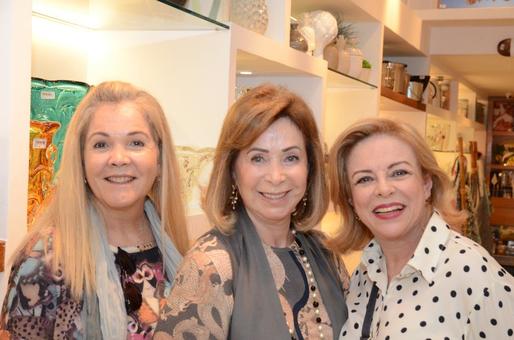 Regina Valle, Tânia Gioia e Suely Bredan