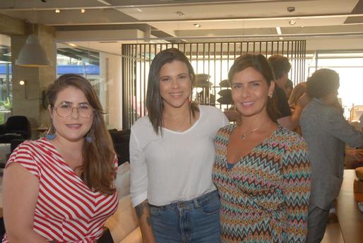 Camila Mesquita, Lili Nascimento e Luzia Freire