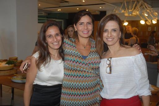 Claudia Ramos, Luiza Freire e Elaine Ramos