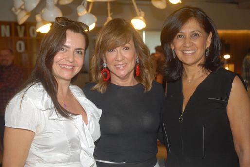 Cristina Gerbassi, Eva Taquechel e Iolanda Vieira