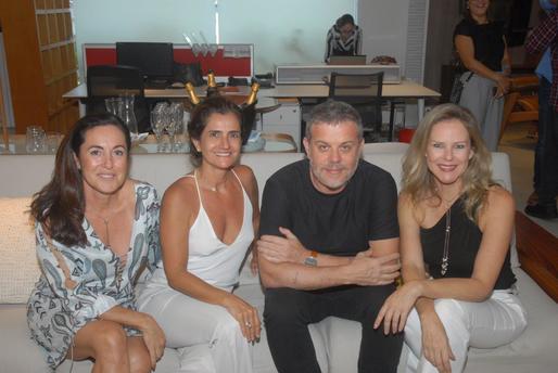 Debora Wilcox, Anna Beatriz Fadul, Ronald Sasson e Cris Diniz