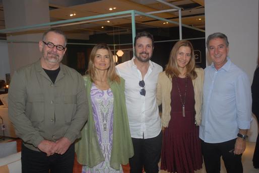 Eduardo Machado, Flávia Marcolini, Mario Santos, Fernanda Marcolini e Salomão Crosman