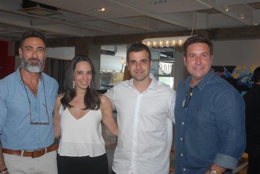 Fábio Cardoso, Adriana Canton, Paulo Crosman e Alexandre Lobo