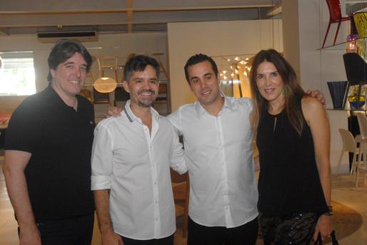 Guilherme Osborne, Ricardo Mello, Bruno Crosman e Claudia Souza Santos