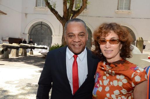 Maurício Vicente (Dir do Museu Imperial) e Rosna Lanzelotte