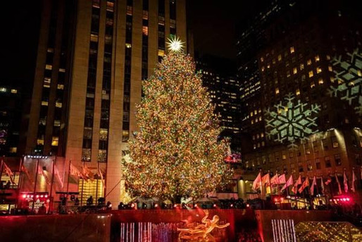 A famosa árvore de Natal do Rockefeller Center | Michelle Marie - Navegue  com estilo