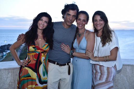 Cris Visnevski, José Igna, Ticiana Lamego e Aline Lazar