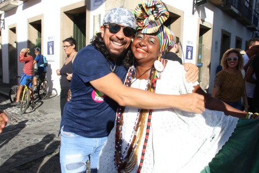 A turma de peso do carnaval reunida no Pelô...