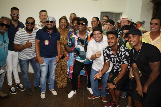 A turma de peso do carnaval reunida no Pelô...A turma de peso do carnaval reunida no Pelô...