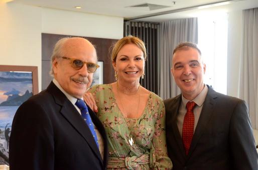 Claudio Aboim, Nina Kauffmann e Bayard Boiteux