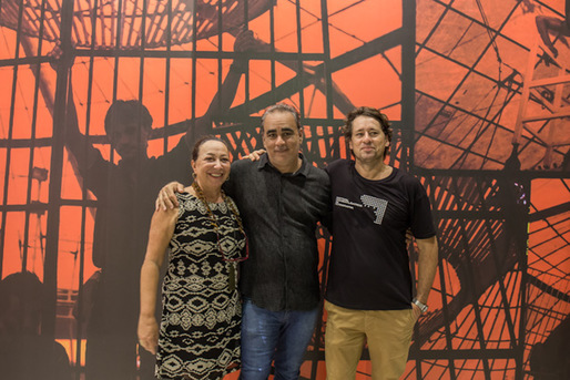 Claudia Lima, Sérgio Machado e Christian Cravo