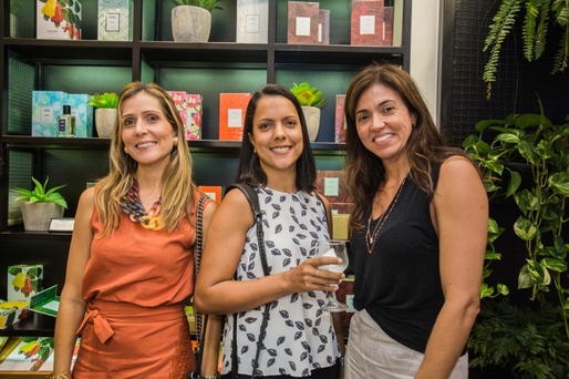 Joana Tanure, Meire Araujo e Ticiana Carvalho