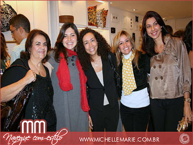 Litza Conde, Laila Carvalho, Maria Kruschewsky, Marinela Kruschewsky e Marilê Fontaine