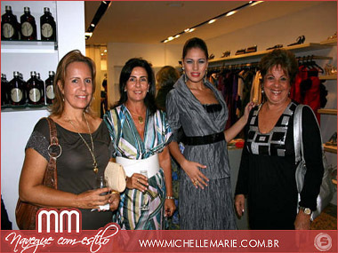 Cristina Lobo, Alice Neves, modelo Laís Barros e Elci Coutinho