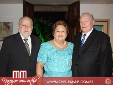 Ex. Prefeito Manoel Figueiredo Castro, D. Neuza e Luiz Viana Neto