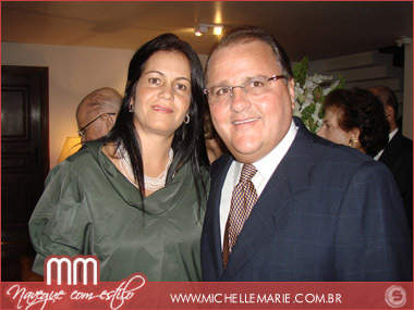 Ministro Geddel Vieira Lima e sua esposa