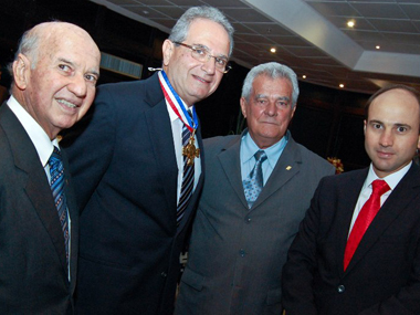 Jamil Cabús, Antoine Tawil, Claúdio Pinho e Jamil Cabús Neto