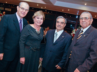 Nelson Brandão, Lise Weckerle ,Eduardo Morais de Castro e Gustavo Guimarães