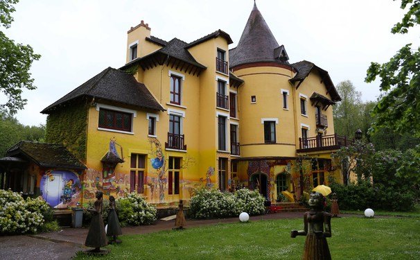 O famoso Palhaço Slava Polunin recebe amigos 