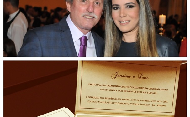 Janaina e Luiz, oficialmente juntos.