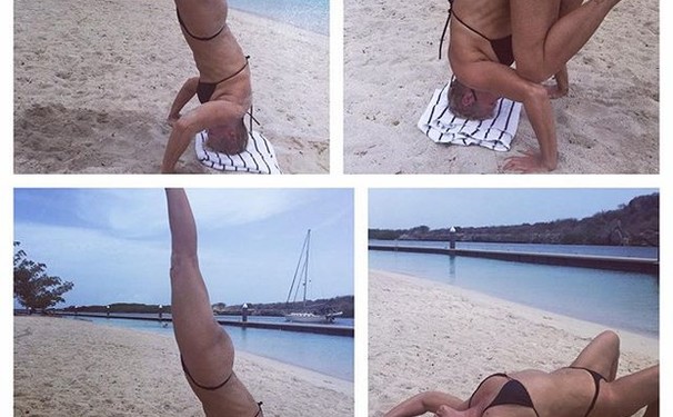 Xuxa de pernas para o ar! 