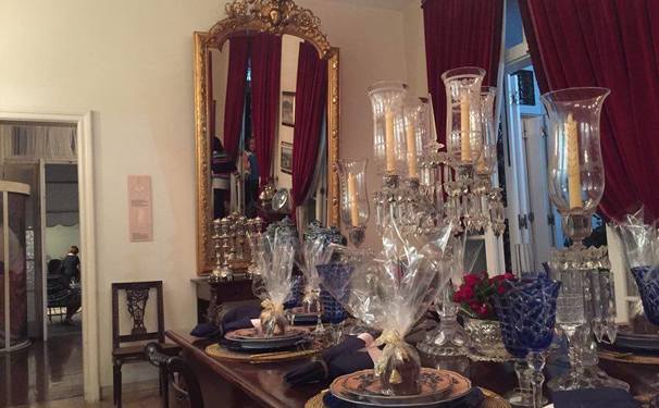 Mesas de Natal no Museu Carlos Costa Pinto