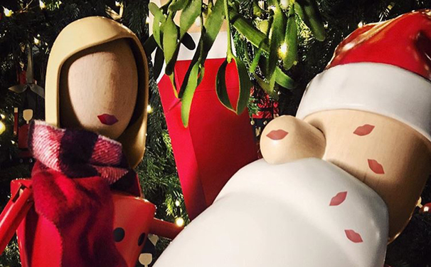 A tradicional decoração da Burberry