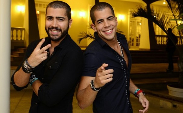 Rafa e Pipo Marques no b'day de Salvador