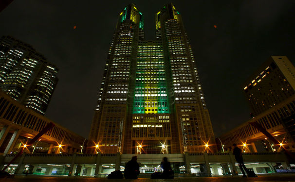 O mundo em verde e amarelo. Vem ver...