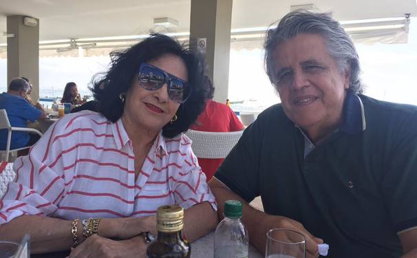 Almoço no Yacht Clube da Bahia.