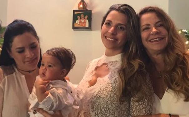 Batizado do bisneto de Elsimar Coutinho