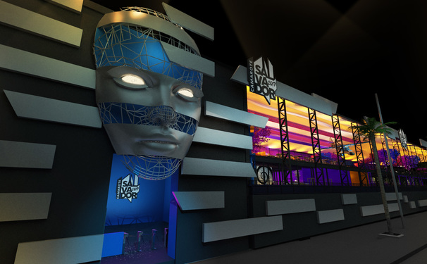  Camarote Salvador 2017, um espaço dos sonhos interagindo com o público.