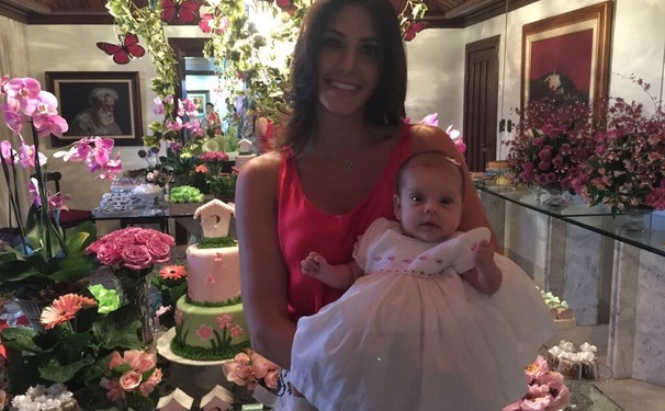 Cecília Canepa, o mais novo membro da família de Margarida Luz. 