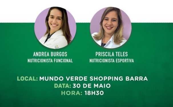 Palestra super interessante no Mundo Verde. 