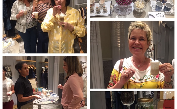 Tarde de moda com aroma de café