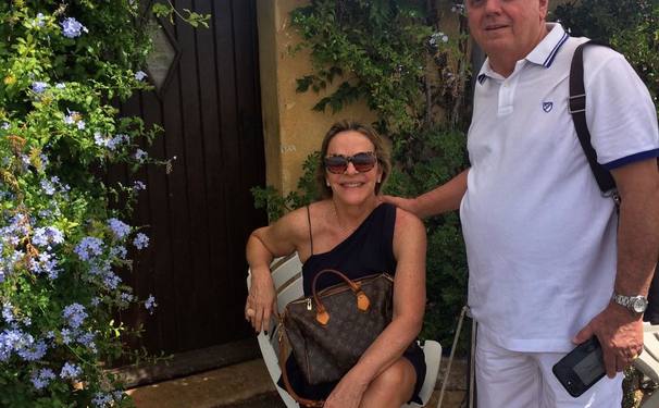 Gilka Maria e Wilson Andrade em tempo de férias