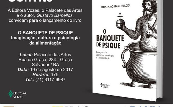 Gustavo Barcellos lançando novo livro.