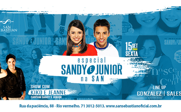 KIKO E JEANNE FAZEM JUNTOS ESPECIAL DE SANDY & JR NA SAN SEBASTIAN