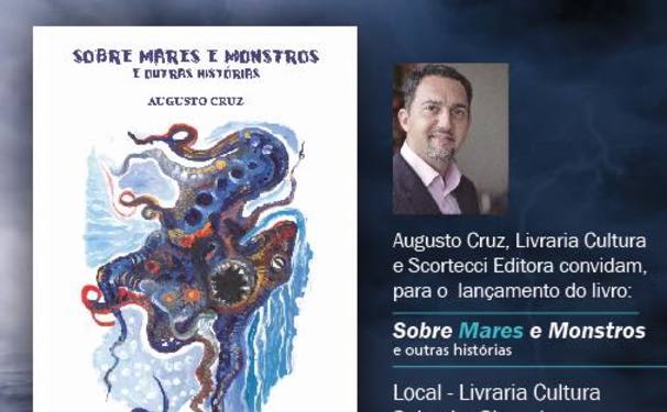 Medo e esperança são as inspirações para novo livro do escritor Augusto Cruz