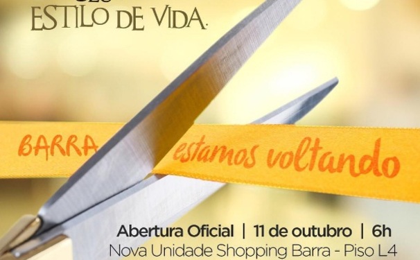  Shopping Barra inaugurando uma academia para atender 2000 alunos