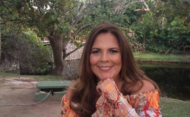 Lilian  Lomanto na platéia do Coldplay