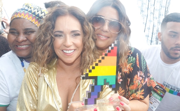 Daniela Mercury, Preta Gil, Lexa, Valesca, Pablo Vitar na parada Gay do Rio de Janeiro